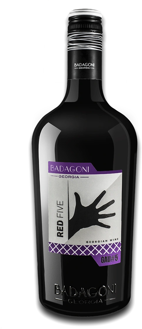 GAU#5 Red Five bottle